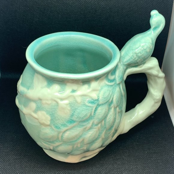 Boston Warehouse Stoneware Peacock Mug 16oz - Picture 3 of 4